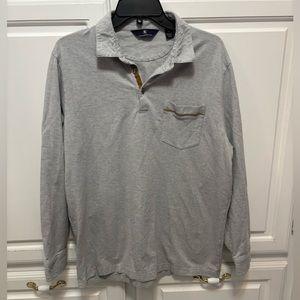 Hart Schaffner Marx Polo Gray Long Sleeve Shirt Men’s Size XL